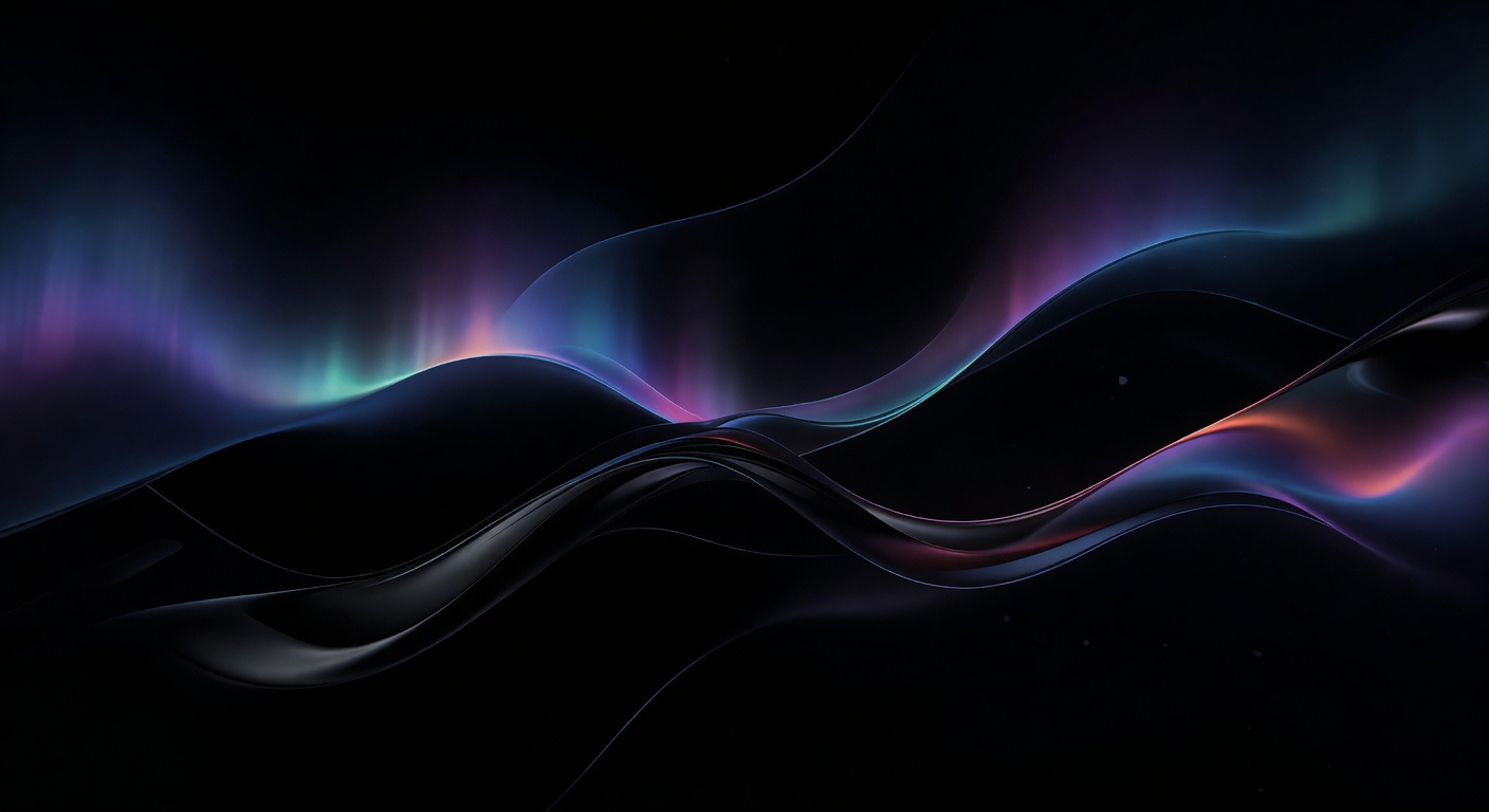 Abstract visualization of the squadhublaughter dark UI design system